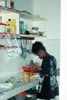 housegirl in the kitchen