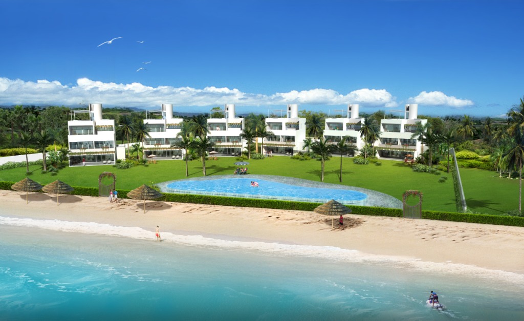 Beach front view