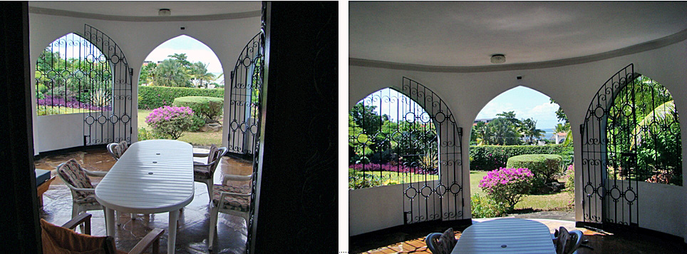 Terrasse downstairs