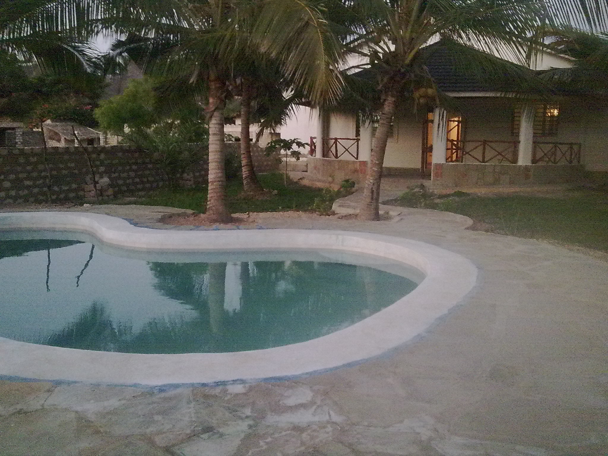 Front view of house n pool