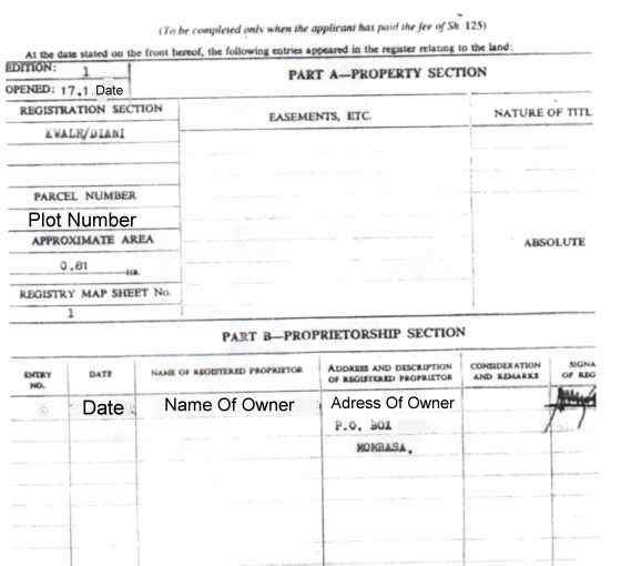 Title Deed 2 Page