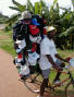 Ugandan hat vendor